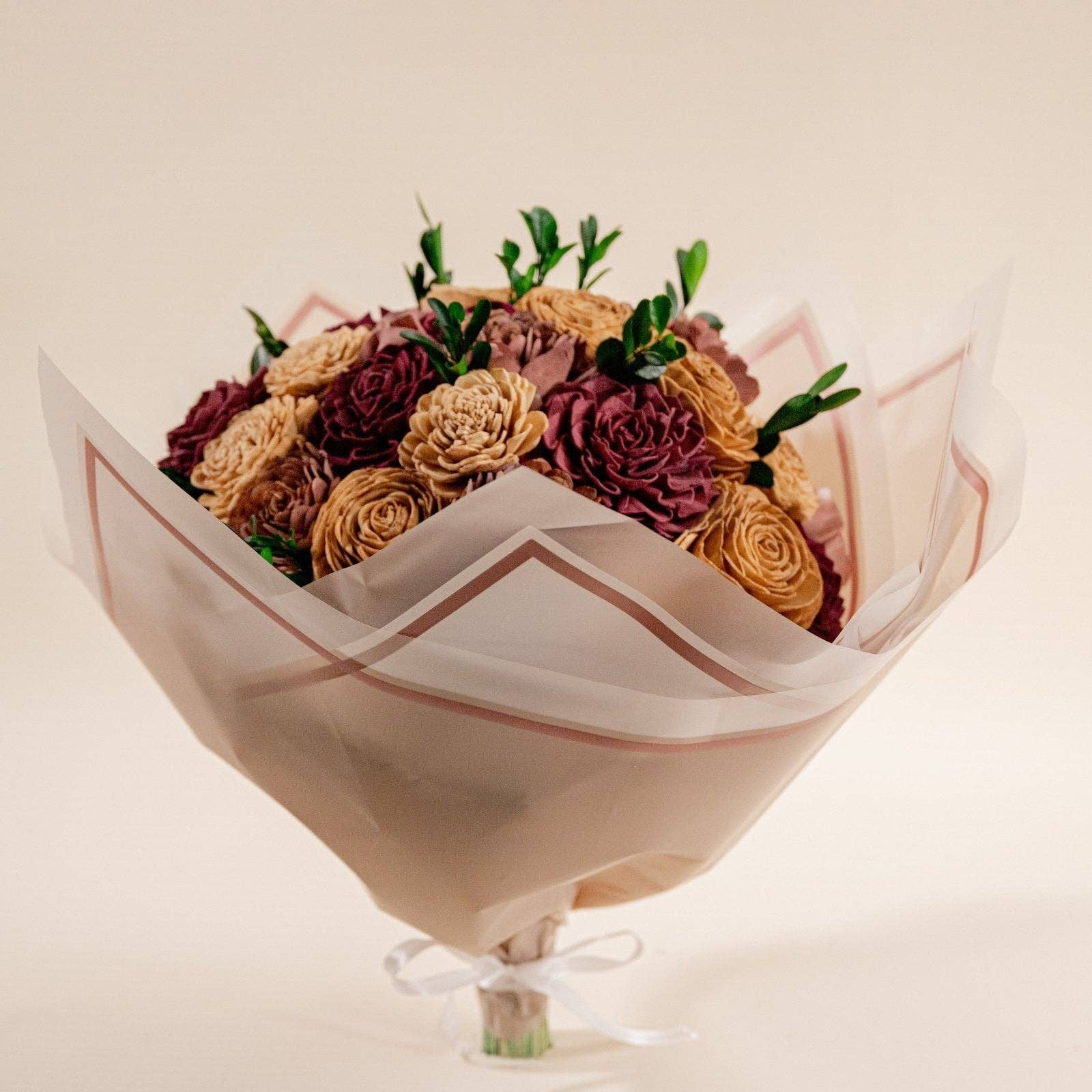 Sola Wood Flowers - Wholesale Artificial Flowers - Vintage Charm Finished Bouquet - Large1