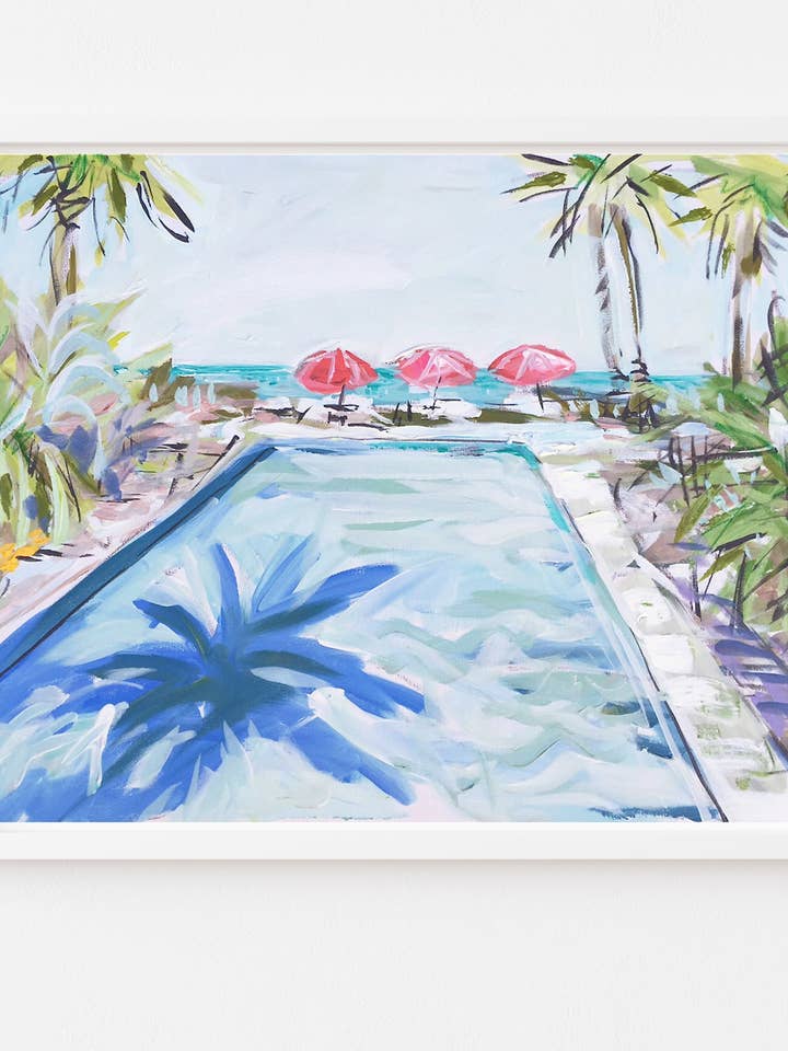 Pooltryck på papper, ”Perfekt väder” för wholesale av Maren Devine Art