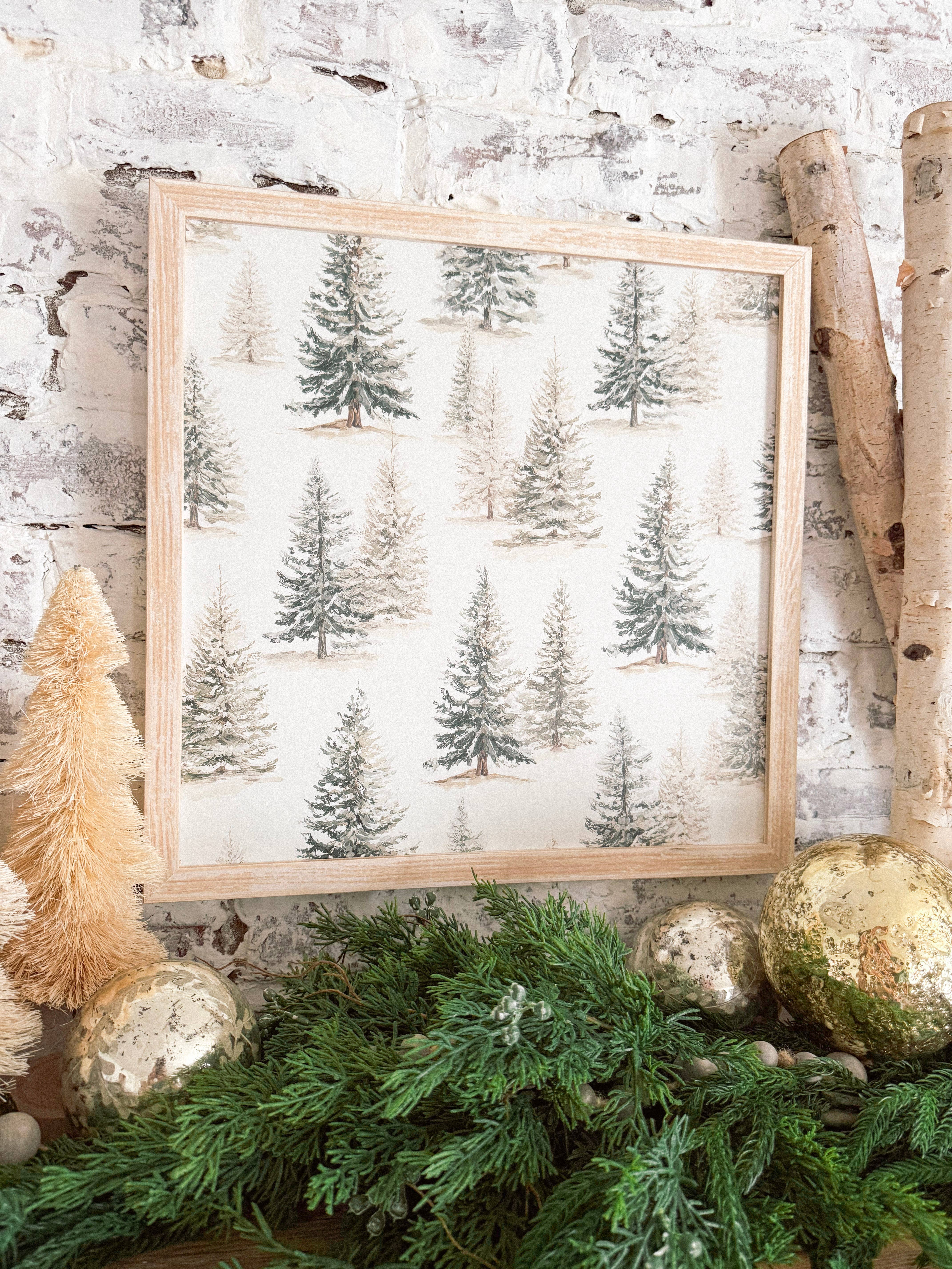 WillowBee Signs & Designs - Wholesale Sign - Colored Evergreen Trees Layering Wood Sign4