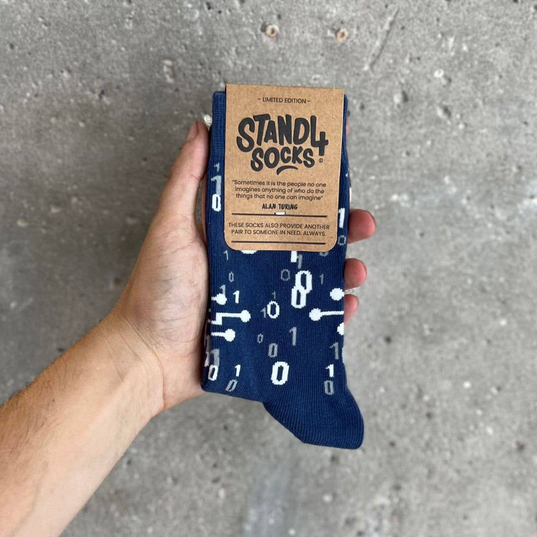 Multi Alan Turing Sock for wholesale on Faire2