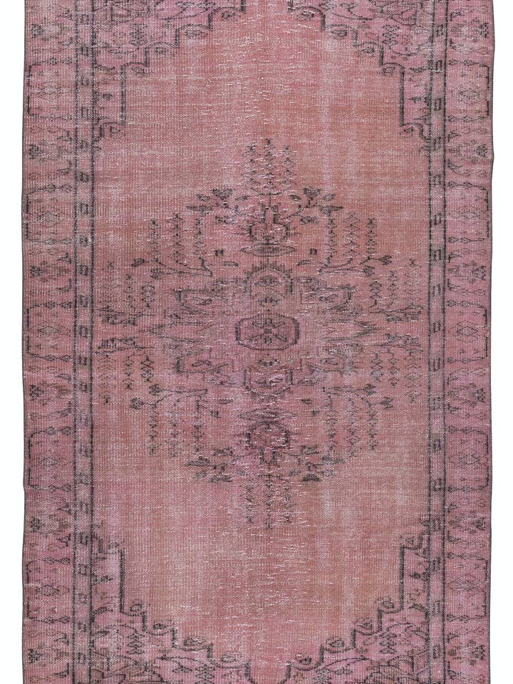 5x8.3 Ft Handmade Rug for Kids Room. Pink Living Room Rug for wholesale by Rug Specialist LLC.