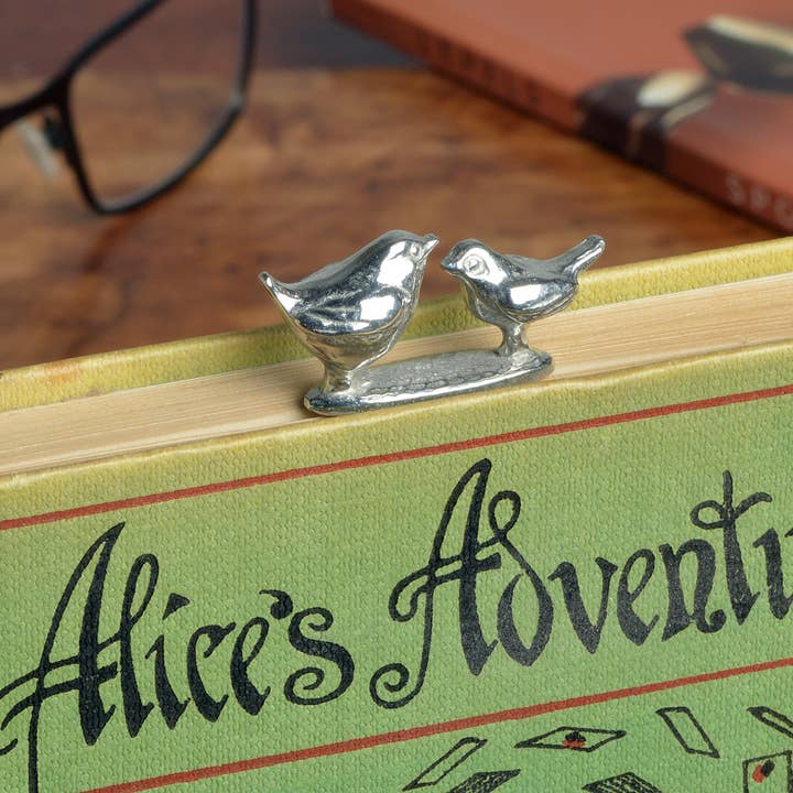 Glover & Smith - Wholesale Bookmark - Bird Watchers Pewter Bookmark- Engravable By The Retailer