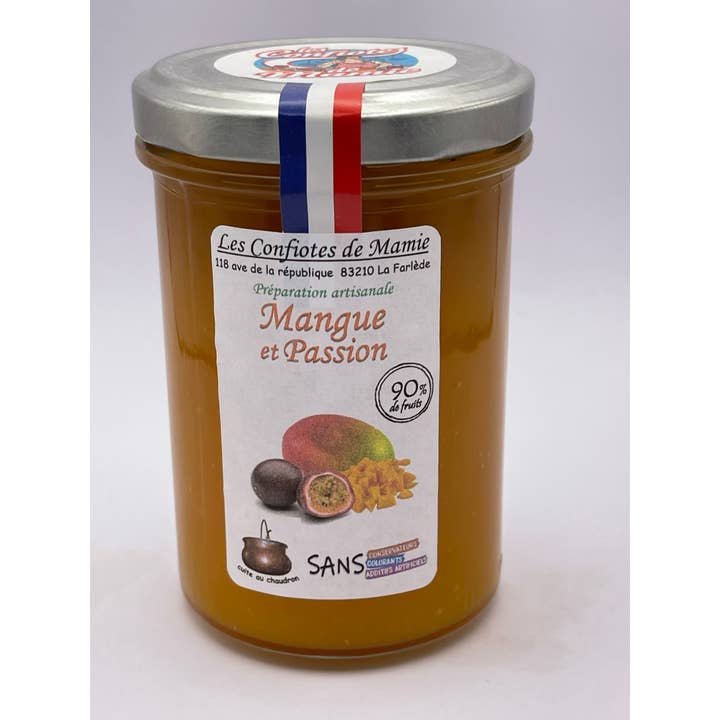 MANGO PASSION JAM for wholesale by Les confiotes de mamie