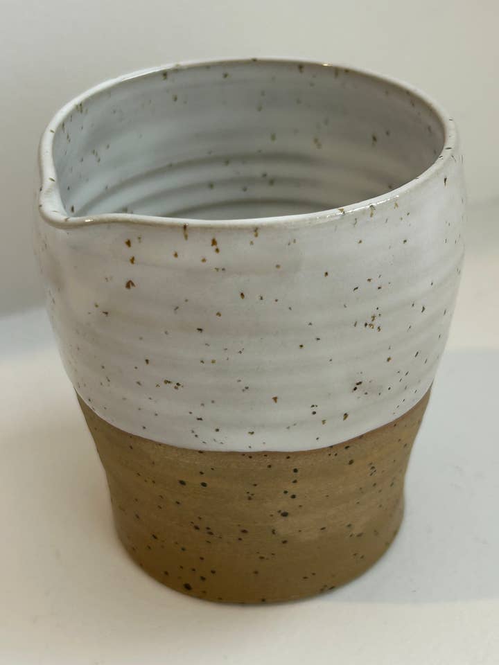 Speckled White Jug for wholesale by Fernweh Pottery