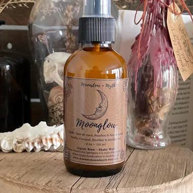 Moonglow, spray perfumado para ambiente e tecidos, 120 ml por atacado de Moonstone and Myth