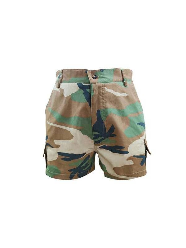 CAMO camouflage pockets shorts for wholesale on Faire8