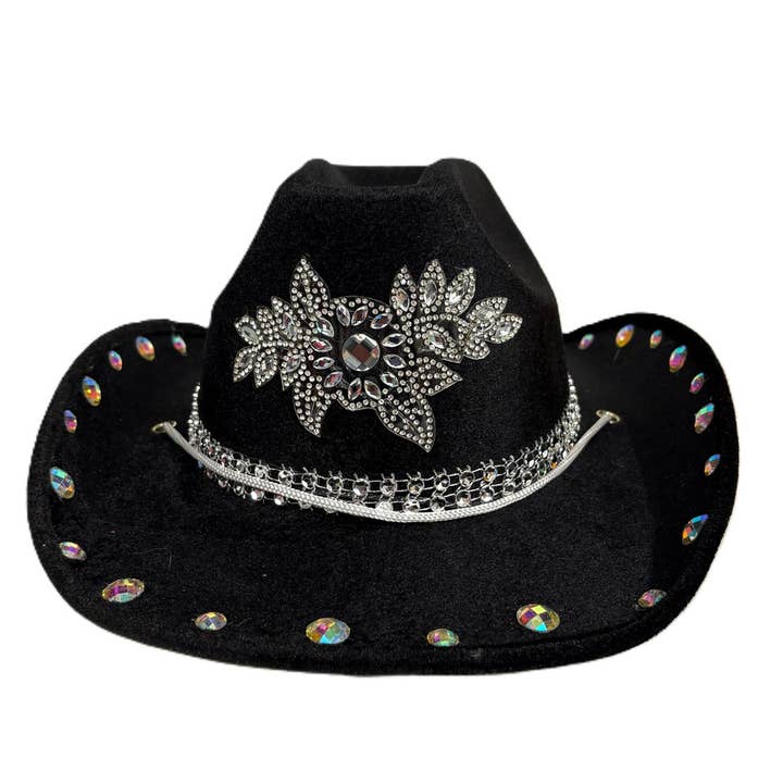 Stylex Party - Wholesale Cowboyhoed - Dames - Diamanten Cowgirl Hoeden Festivaljuwelen Concertaccessoires4