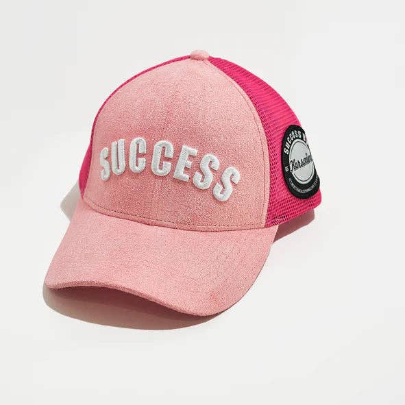 Pink Trucker Hat for wholesale by Success By Kersaint