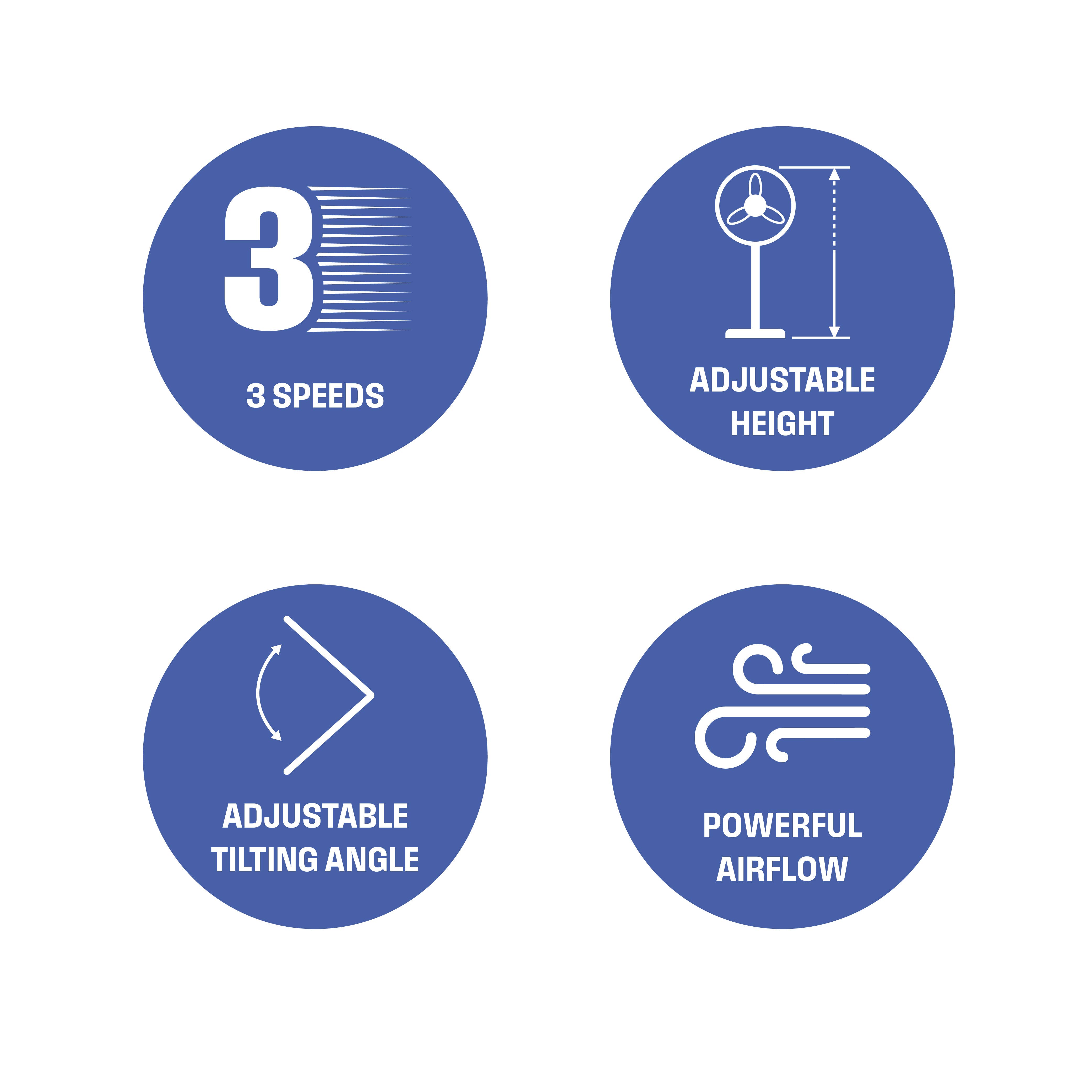 Westinghouse - Wholesale Electric Fan - Westinghouse 18-Inch Orbit Oscillating Stand Fan10