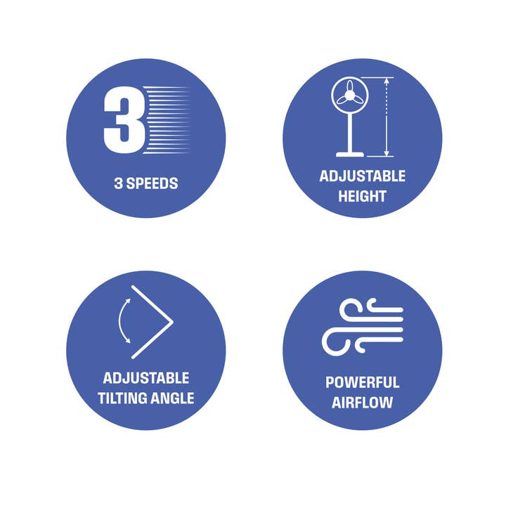 Westinghouse - Wholesale Electric Fan - Westinghouse 18-Inch Orbit Oscillating Stand Fan10