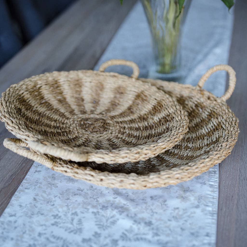 Arthur Cameron – wholesale Decorative tray – Bagshi, Decorative Hand Woven Seagrass Tray4