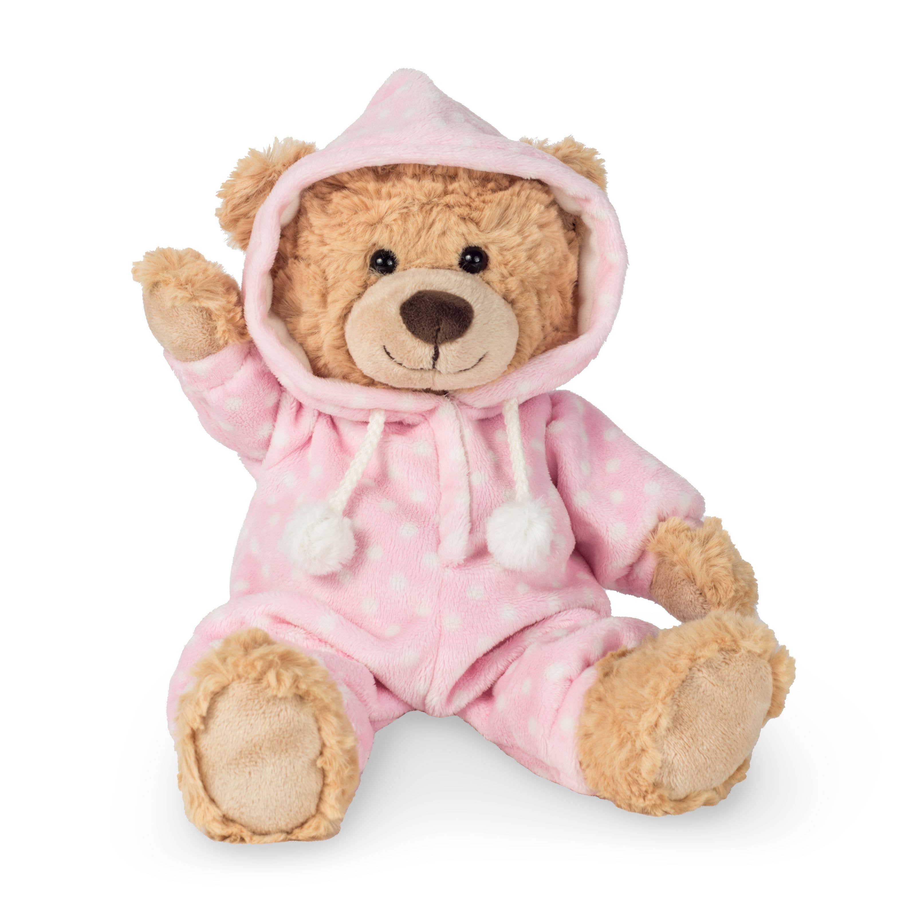 Teddy Hermann - Wholesale Stuffed/plush toy – Kids & baby - Pink pajamas bear 30 cm - plush toy - soft toy0