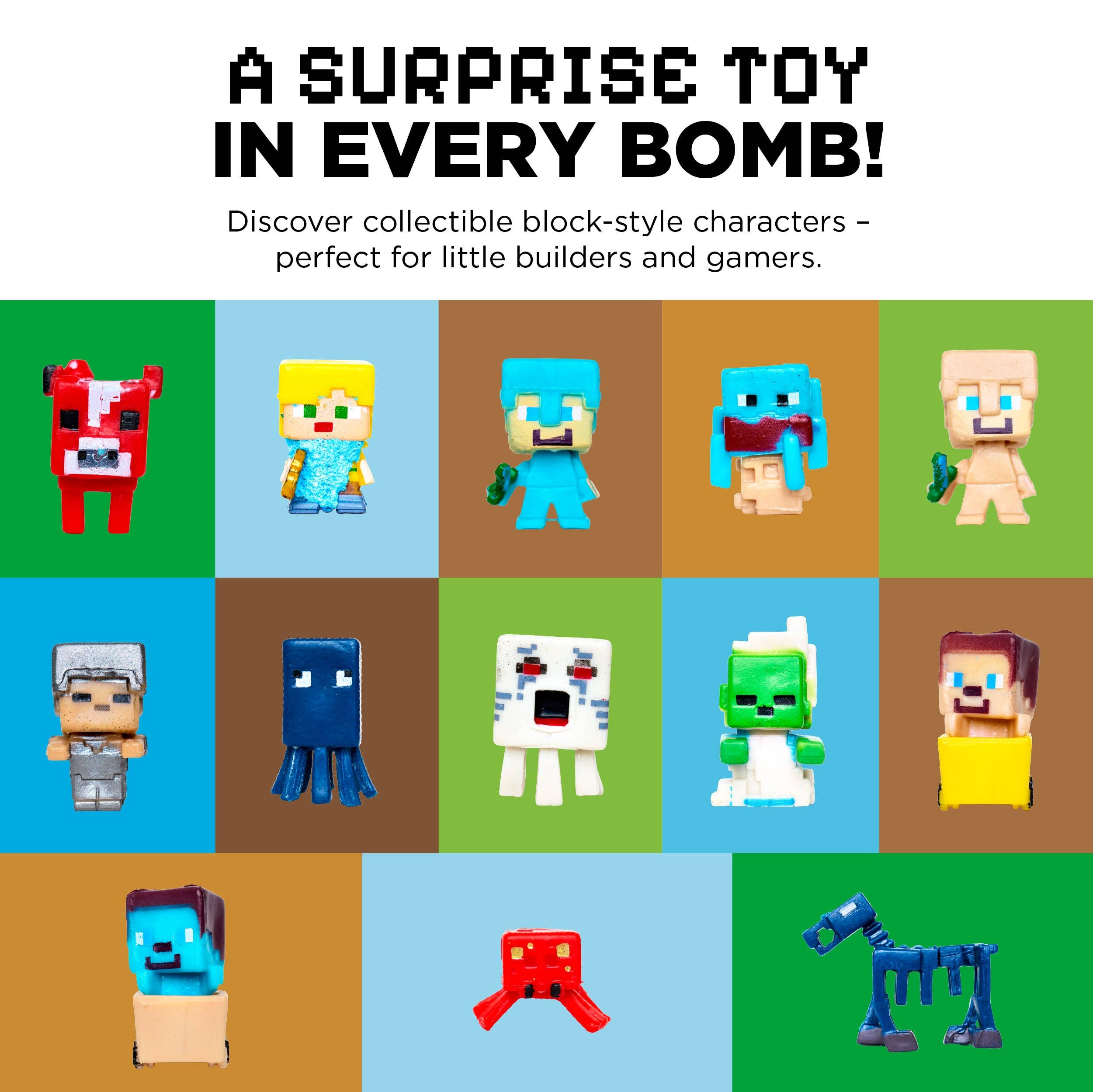 Two Sisters Spa - Wholesale Bath Bomb/Fizz - Block Builder TNT Bath Bomb for Kids with Surprise Toys Inside (1 Pack)9