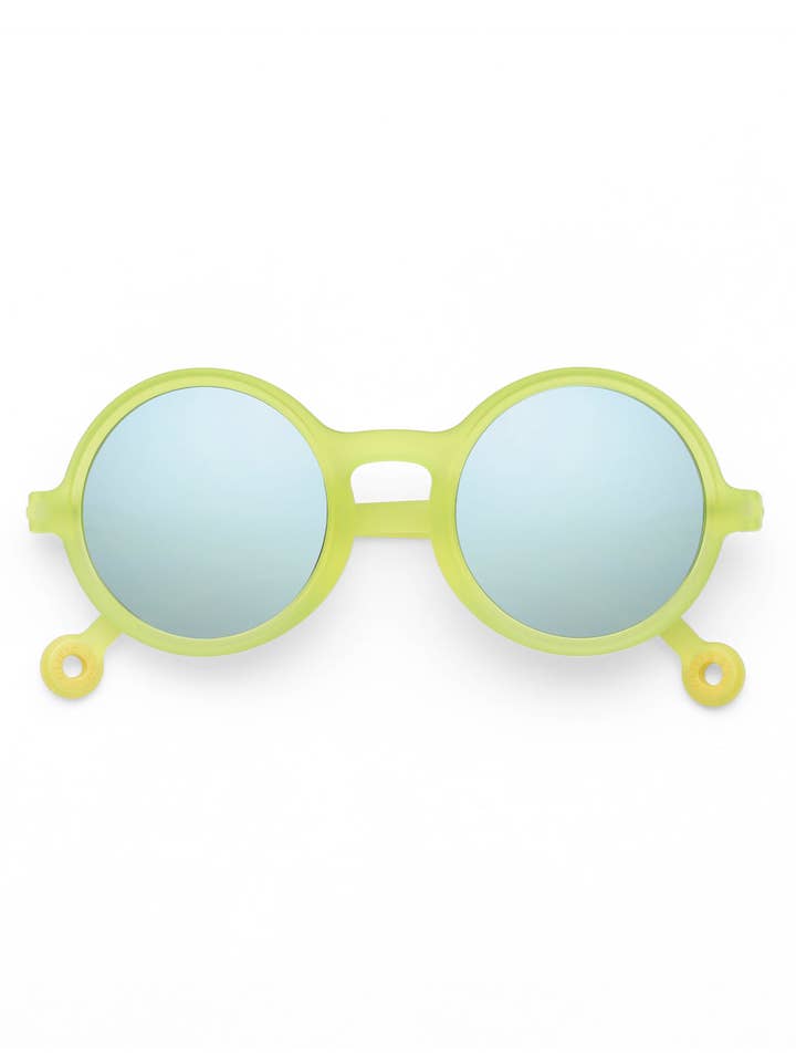 Gafas de sol redondas Junior Sea Anemone Green 5-10Y para venta al por mayor de Olivio & Co