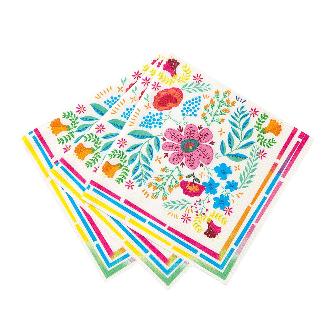 Talking Tables UK – wholesale Disposable napkin – Eco-Friendly Summer Boho Floral Paper Napkins | 20 Pack |3