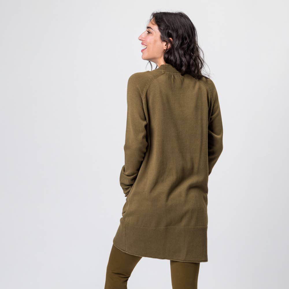 Veraluna Sustainable Clothing – wholesale Cardigan – Women’s – ORGANIC COTTON CARDIGAN FERT  FAIR TRADE11