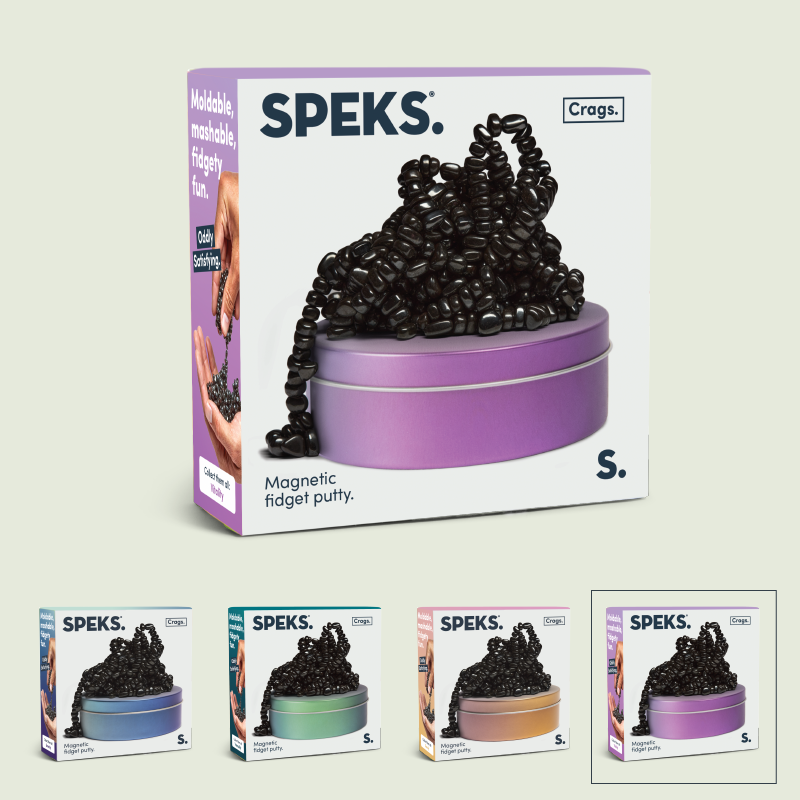 Speks - Wholesale Fidget Toy - Kids - Crags Single Color Case Pack5