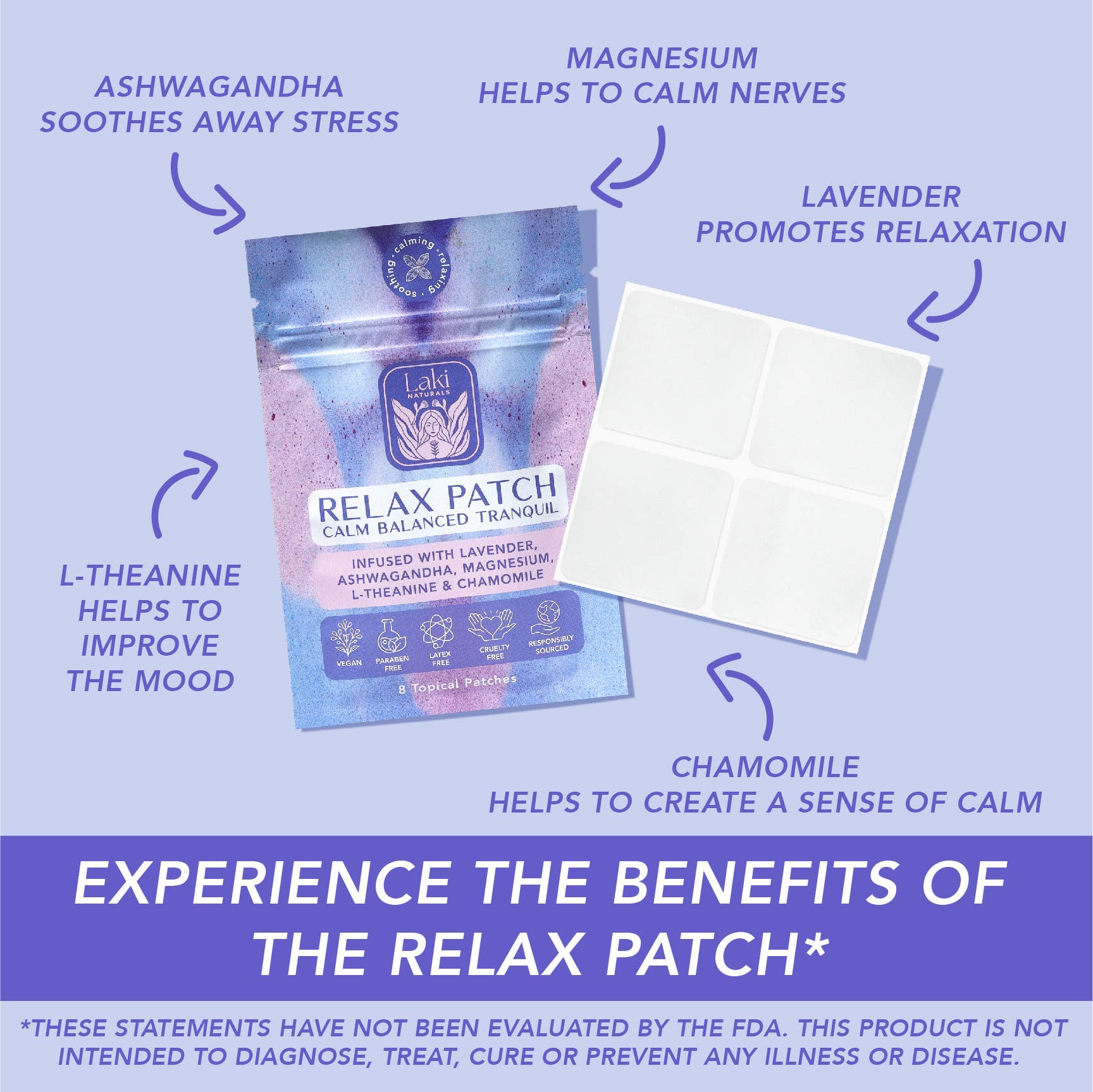 Laki Naturals - Wholesale Acne/Hydrocolloid Patch - Relax Patch3