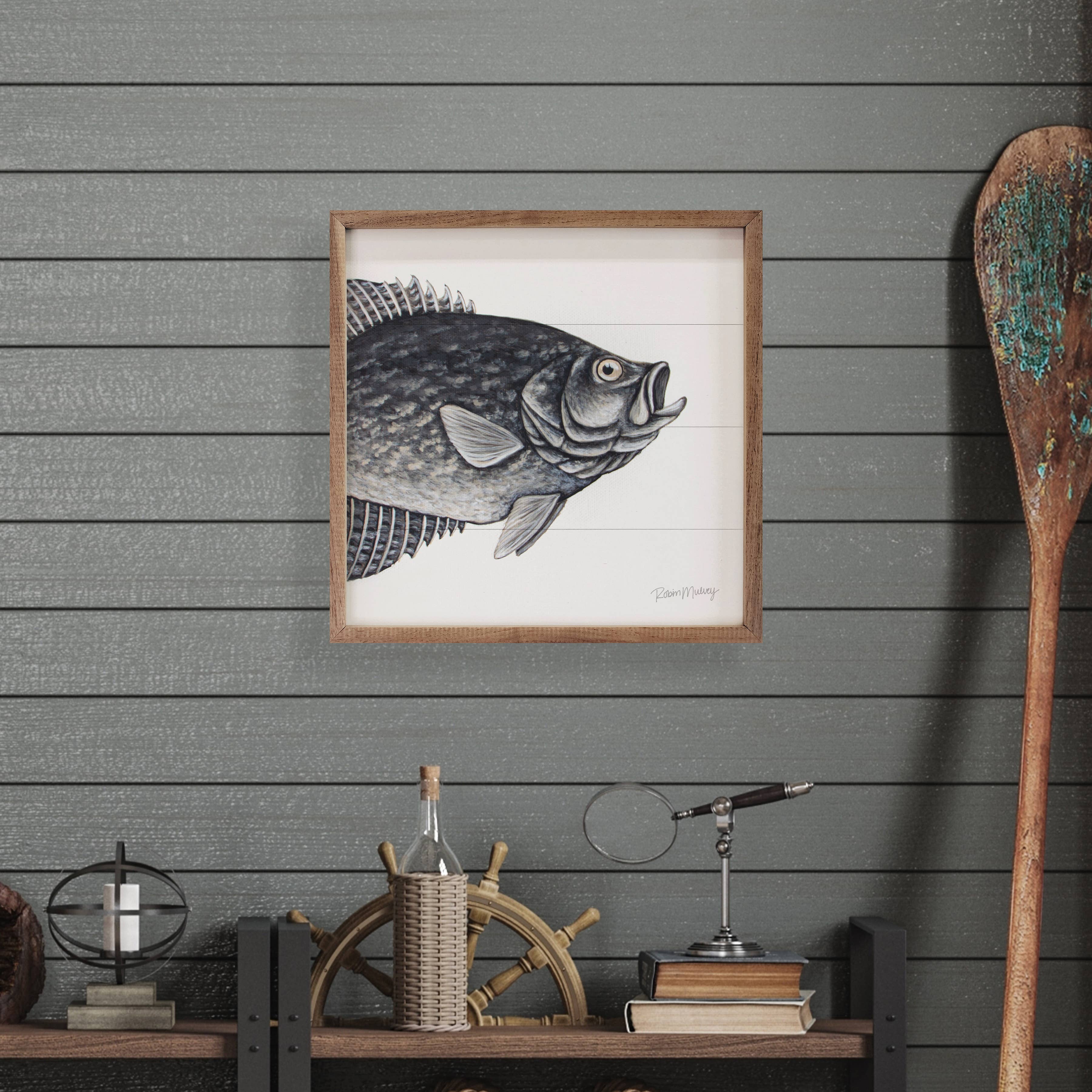 Kendrick Home - Wholesale Art Print - Crappie By Robin Sue Studio5