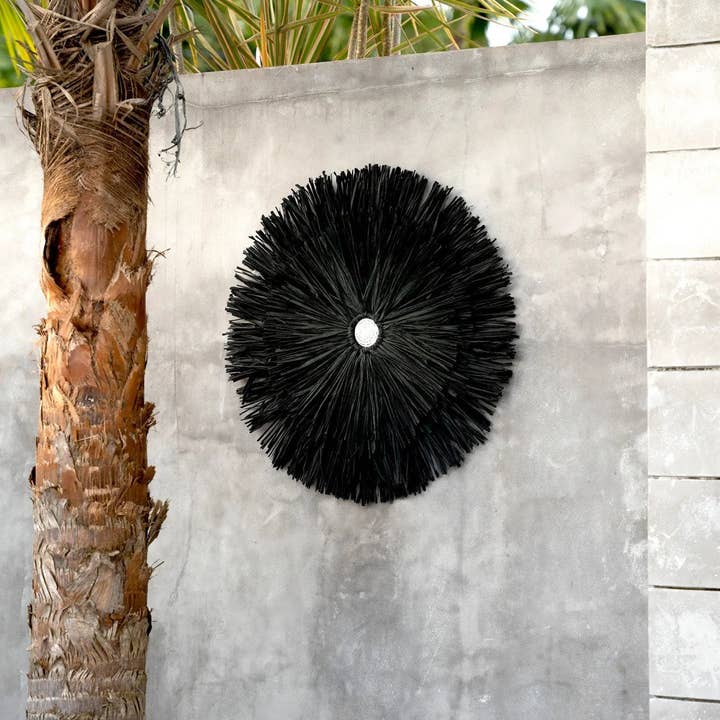 Bazar Bizar Living - Wholesale Wall Accent - The Raffia Juju - Black4