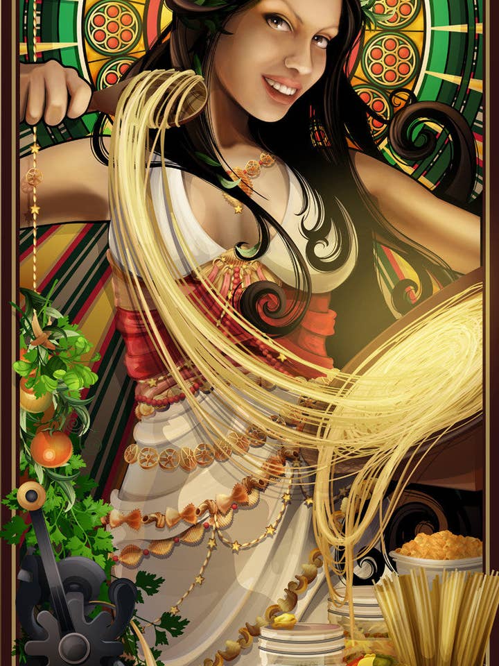 "Dea della Pasta" per la vendita all'ingrosso da parte di Echo Chernik