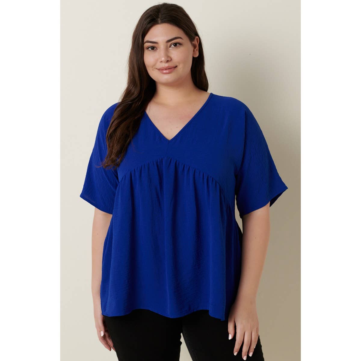 mittoshop - Wholesale Tunic - Women's - CT9073PL-PLUS AIRFLOW DOLMAN BABYDOLL BLOUSE7