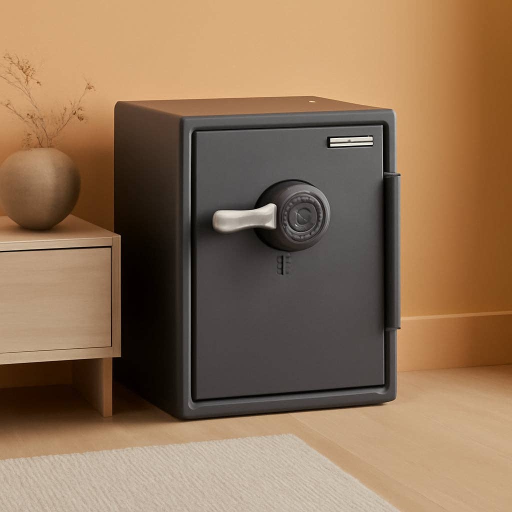 ShipItFurniture - Wholesale Handy Tool - Gray Steel Safe With Digital Keypad Lock For Home Use0