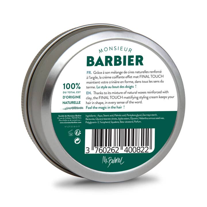 Monsieur BARBIER - Wholesale Hair Styling Gel/Mousse - FINAL TOUCH - Beard & Hair Styling Cream2