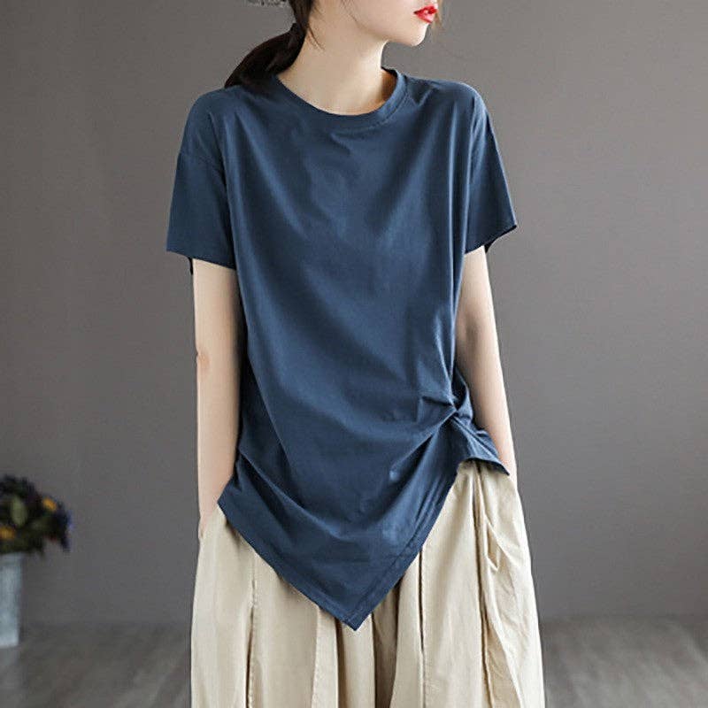 UZ Wholesale Store - Wholesale T-Shirt - Women's - Wrinkle-Free Plus Size Short Sleeve T-Shirt1