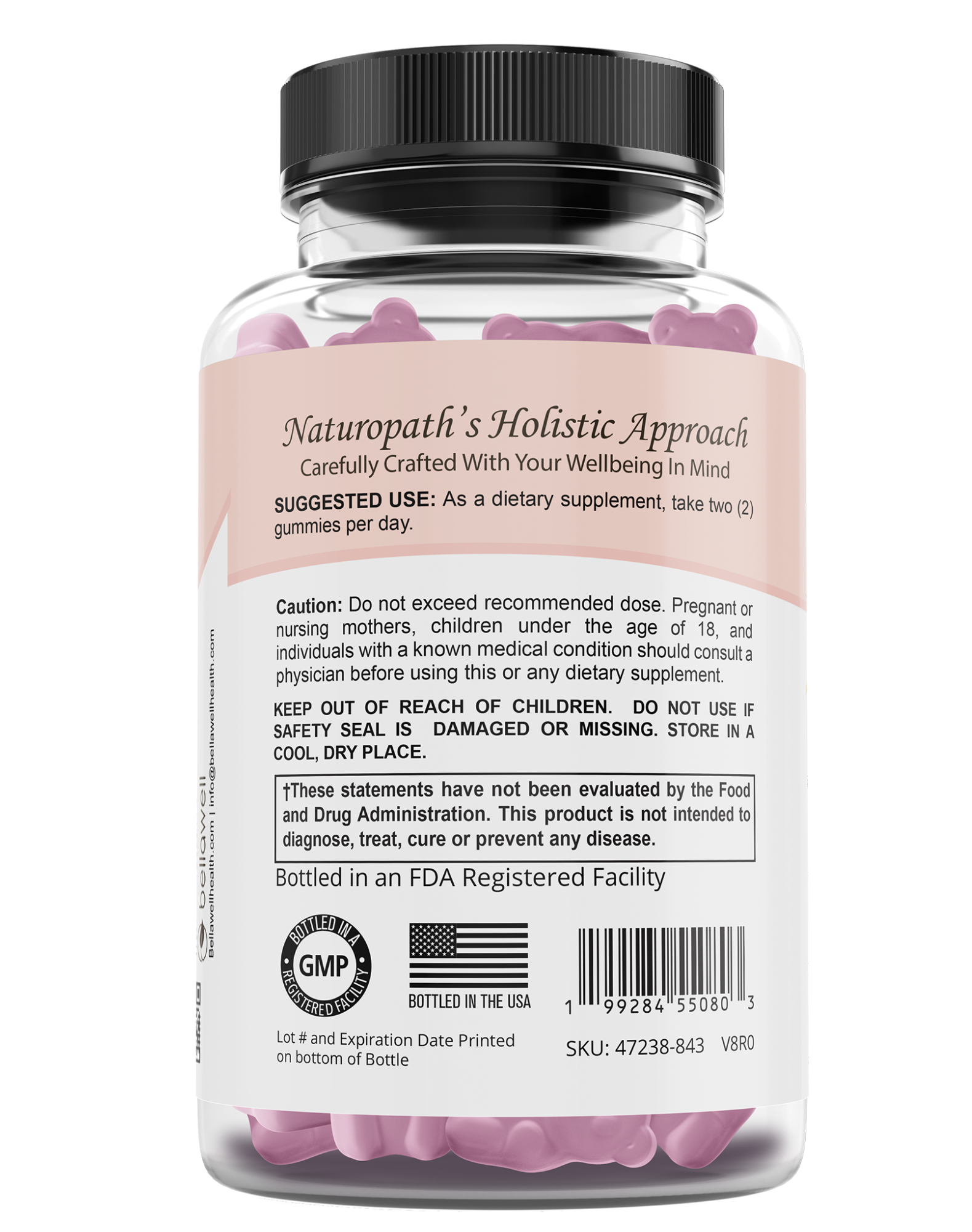 BELLAWELL - Wholesale Oral Supplement/Vitamin - Biotin Gummies - Hair Skin and Nails - by Bellawell2