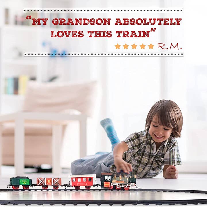 Atlasonix - Wholesale Toy Set - Kids - Electric Train Set, Electric Train Toy, Battery Operated1