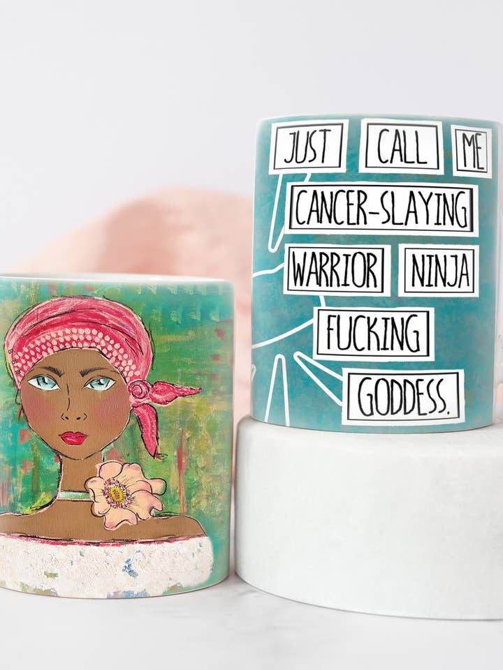 Caneca - Deusa Ninja Guerreira Fodona que Mata o Cancro por atacado de Redefining She