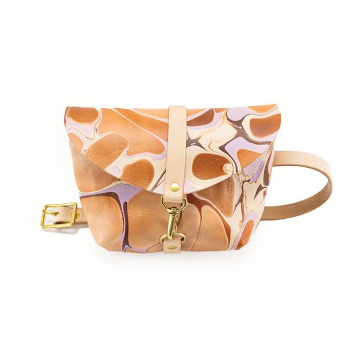Glad & Young Studio - Wholesale Belt Bag - Women's - Big Sister Fanny Pack - Marbled Neutral