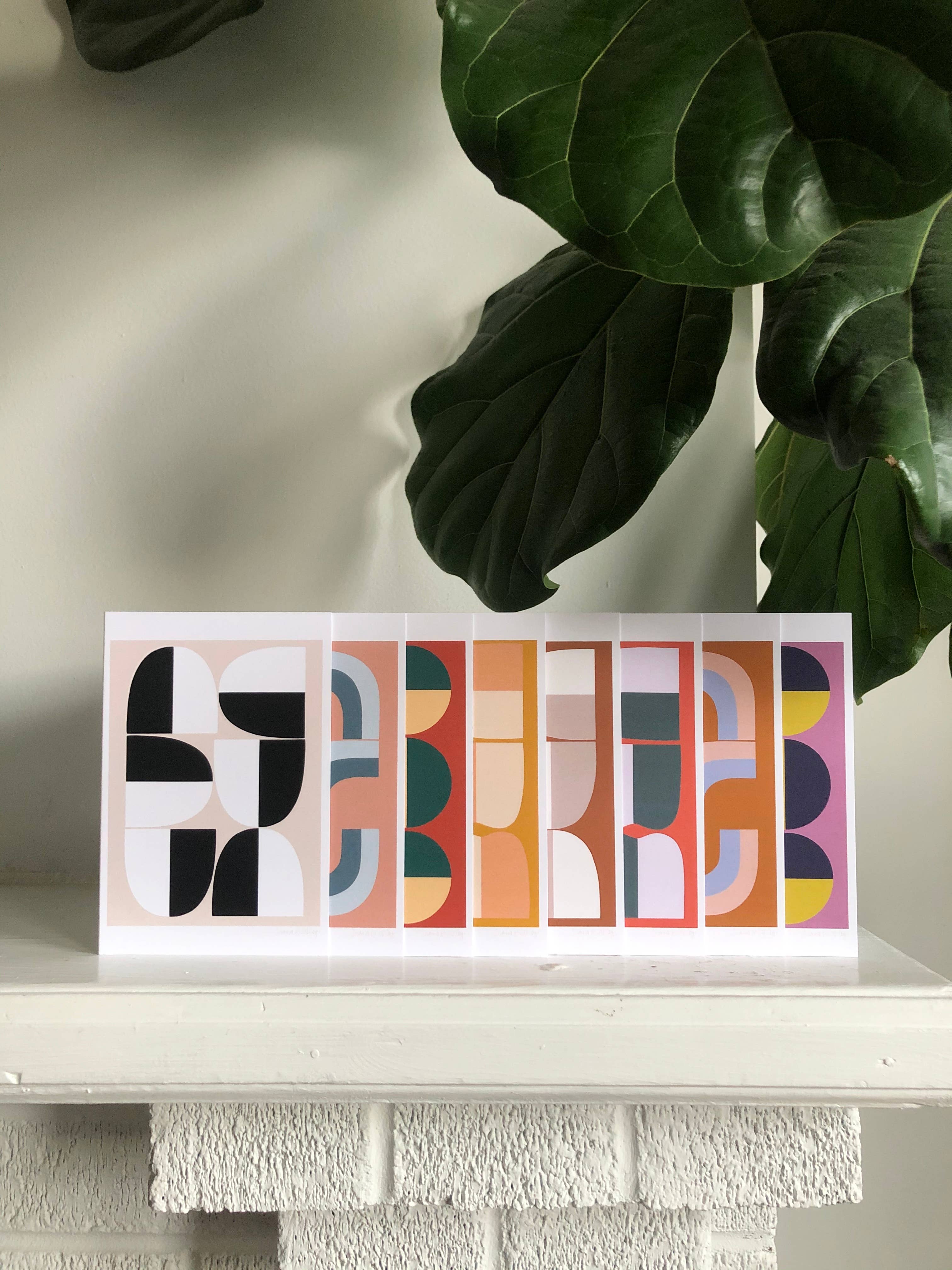 Figure Form - Wholesale Stationery/Notecard Set - Greeting Card Set of 811