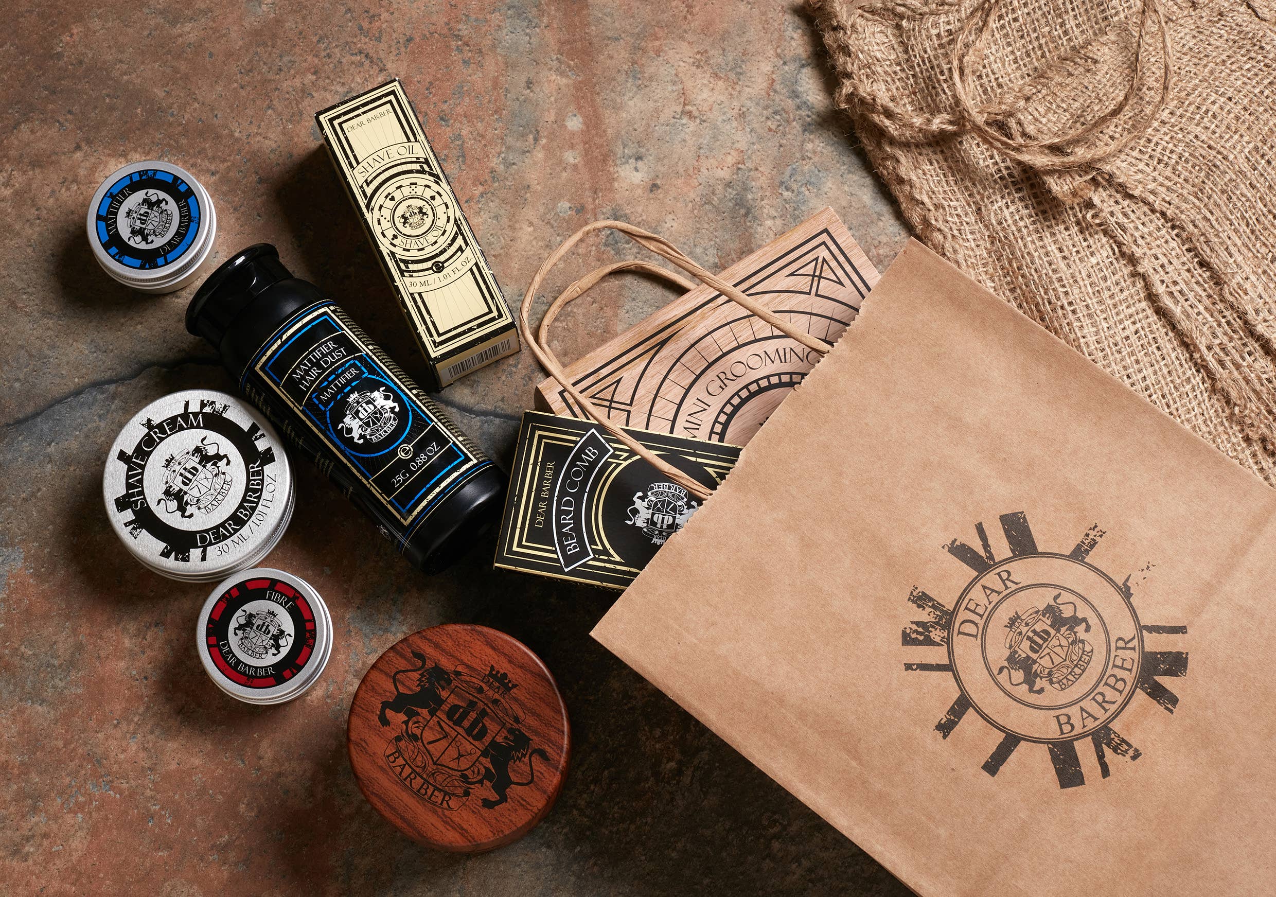 Dear Barber – wholesale Gift bag – Retail Bag3