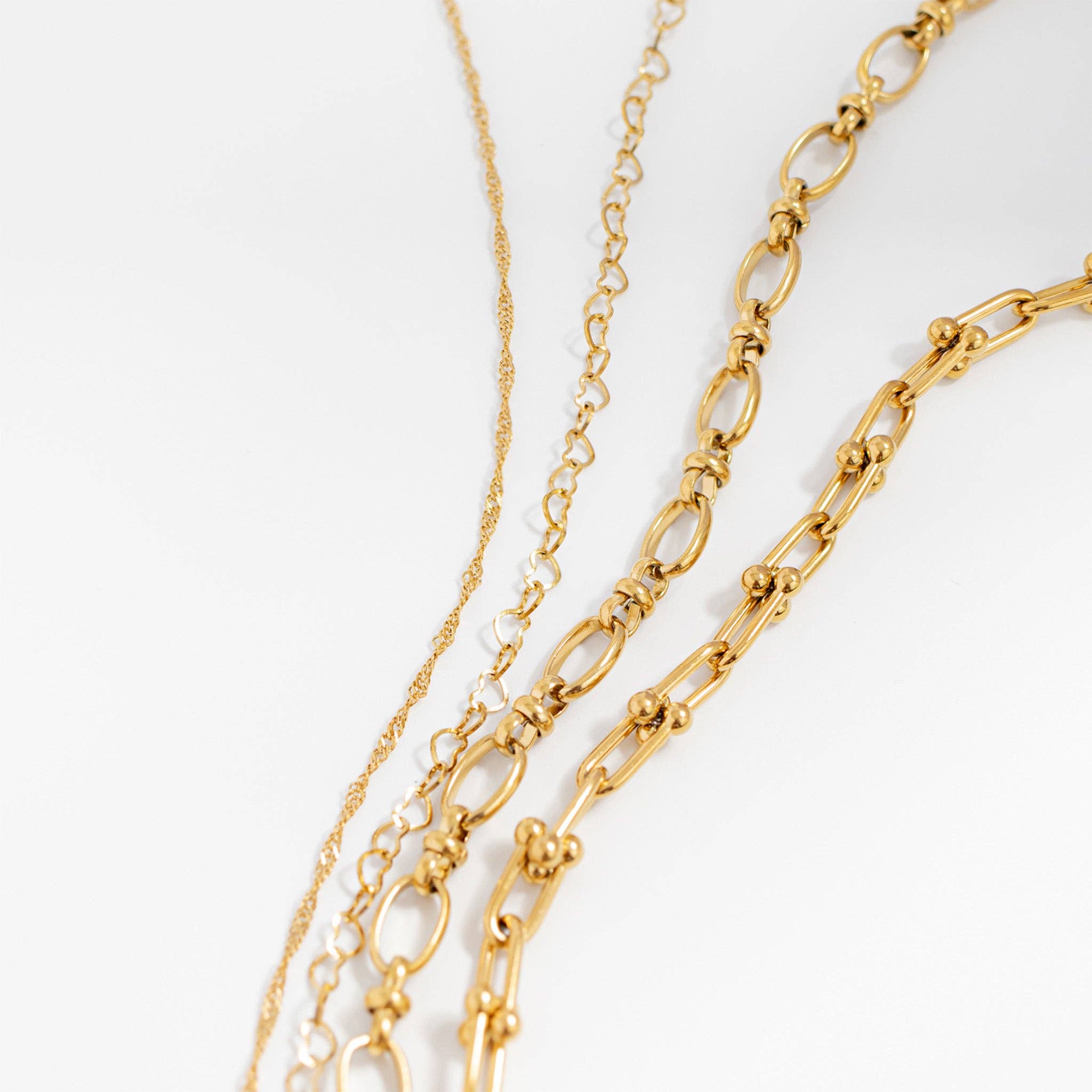WJW - Wholesale Link & Chain Necklace - 18K Gold PVD Statement Chain Necklace4