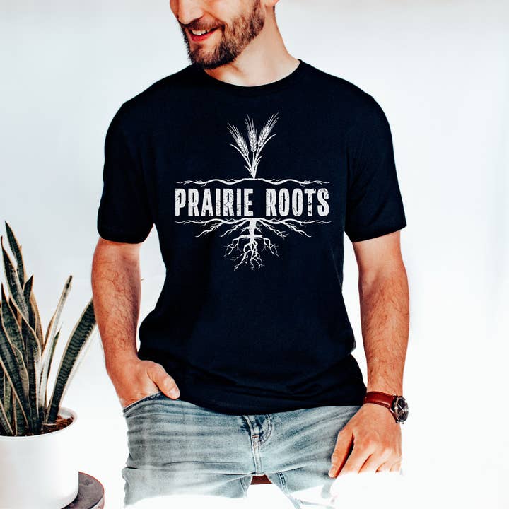 Camiseta Unissex Prairie Roots | Saskatchewan | Alberta por atacado de DIYxe