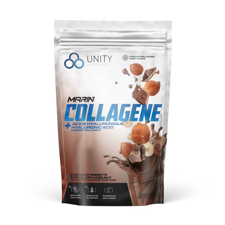 Marin Collagen + Hyaluronic Acid - Chocolate Hazelnut for wholesale by Unity Supplements
