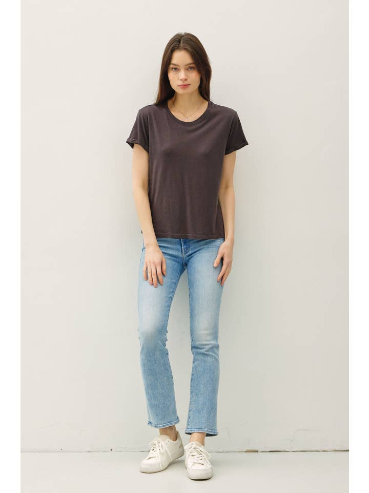 Be Cool - Wholesale T-Shirt - Women's - BOXY CUT TEE W/ ROLL SLEEVE9