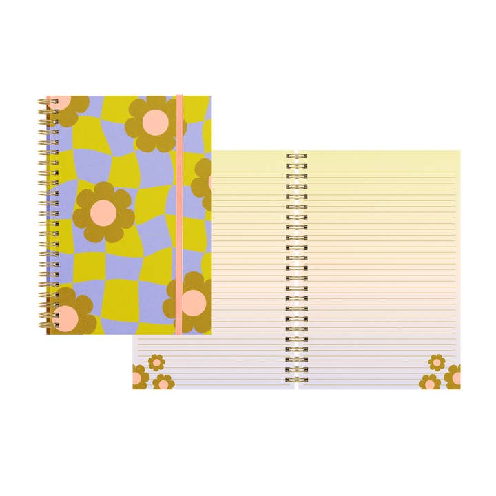 Talking Out of Turn - Wholesale Notebook - Cool Funky Daisy Notebook2