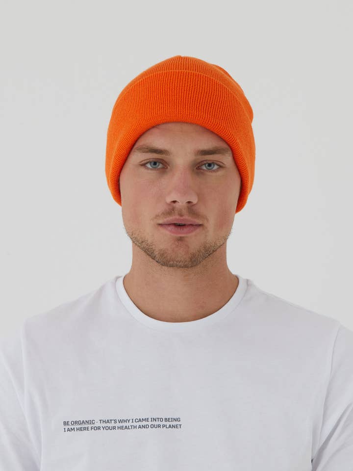 Orangefarbene Mütze für den Großhandel von Rockupy