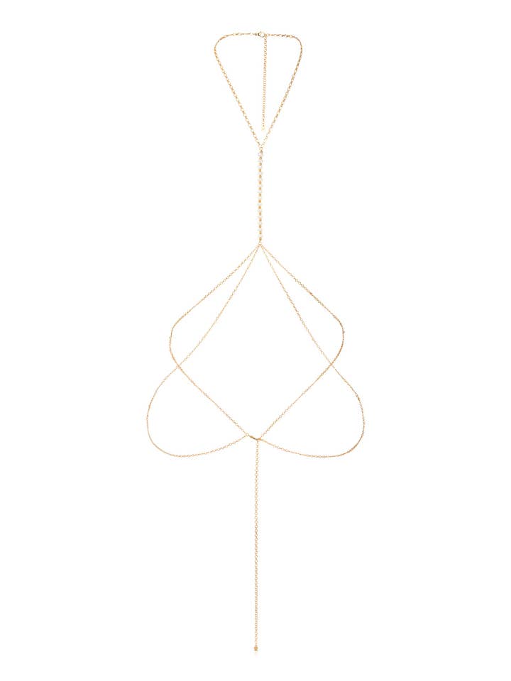 Corrente para corpo Freshwater Pearl Line por atacado de Ettika