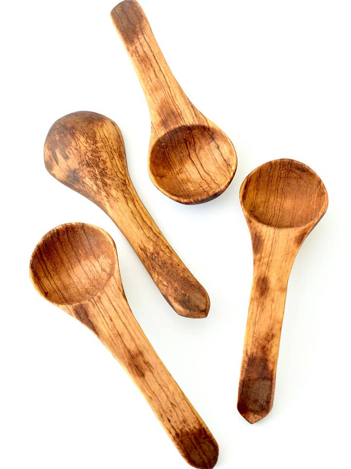 Set of 4 Masala Tea Scoops for wholesale by Swahili | AFRICAN MODERN