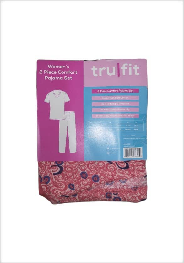 Hands On - Vente Haut et bas de pyjama – femme - Ensemble de pyjama confortable 2 pièces Tru Fit pour femme9