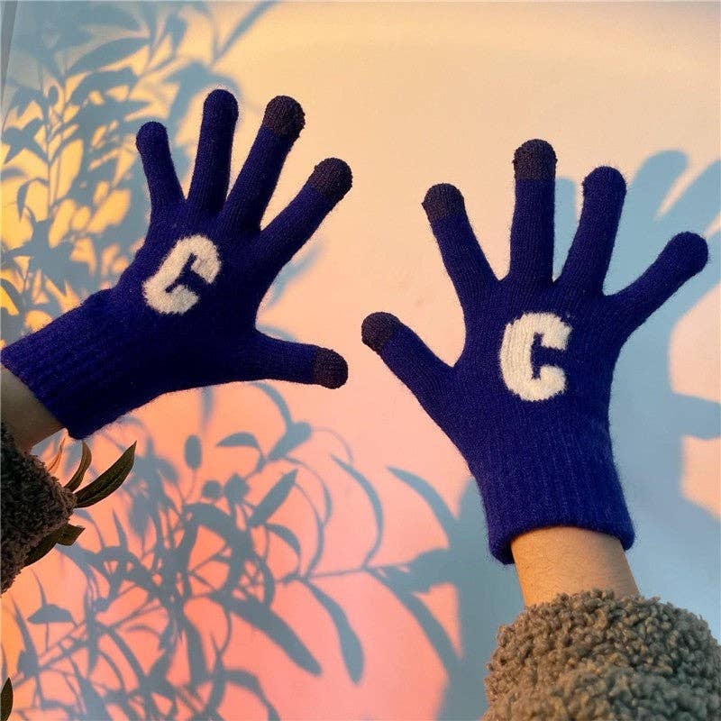 FurDecoration - Wholesale Gloves - Kids - Kids Finger Touchscreen Knitted Gloves3