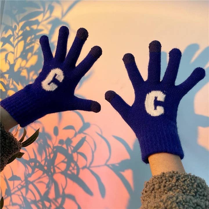 FurDecoration - Wholesale Gloves - Kids - Kids Finger Touchscreen Knitted Gloves3