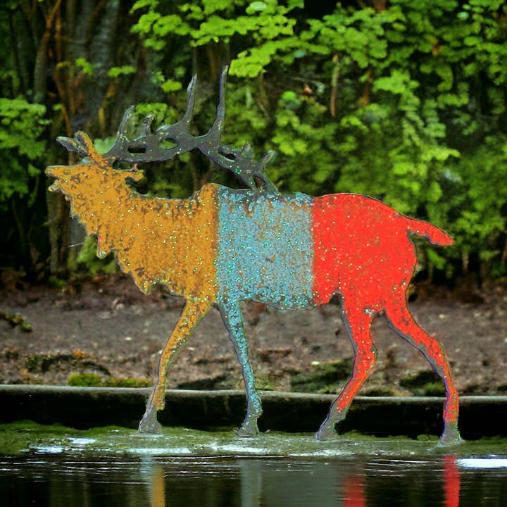 Elk Magnets lodge recycle Montana Wyoming cabin souvenirs for wholesale by Whimsies