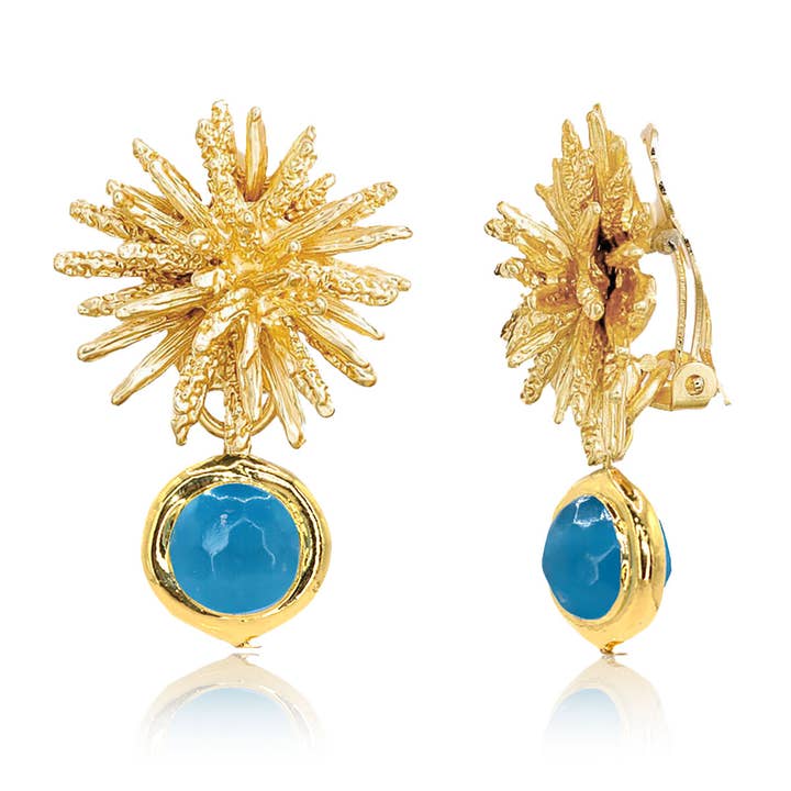 Orecchini Starburst a clip Coriandoli — Eleganti e colorati per la vendita all'ingrosso da parte di KARINE SULTAN