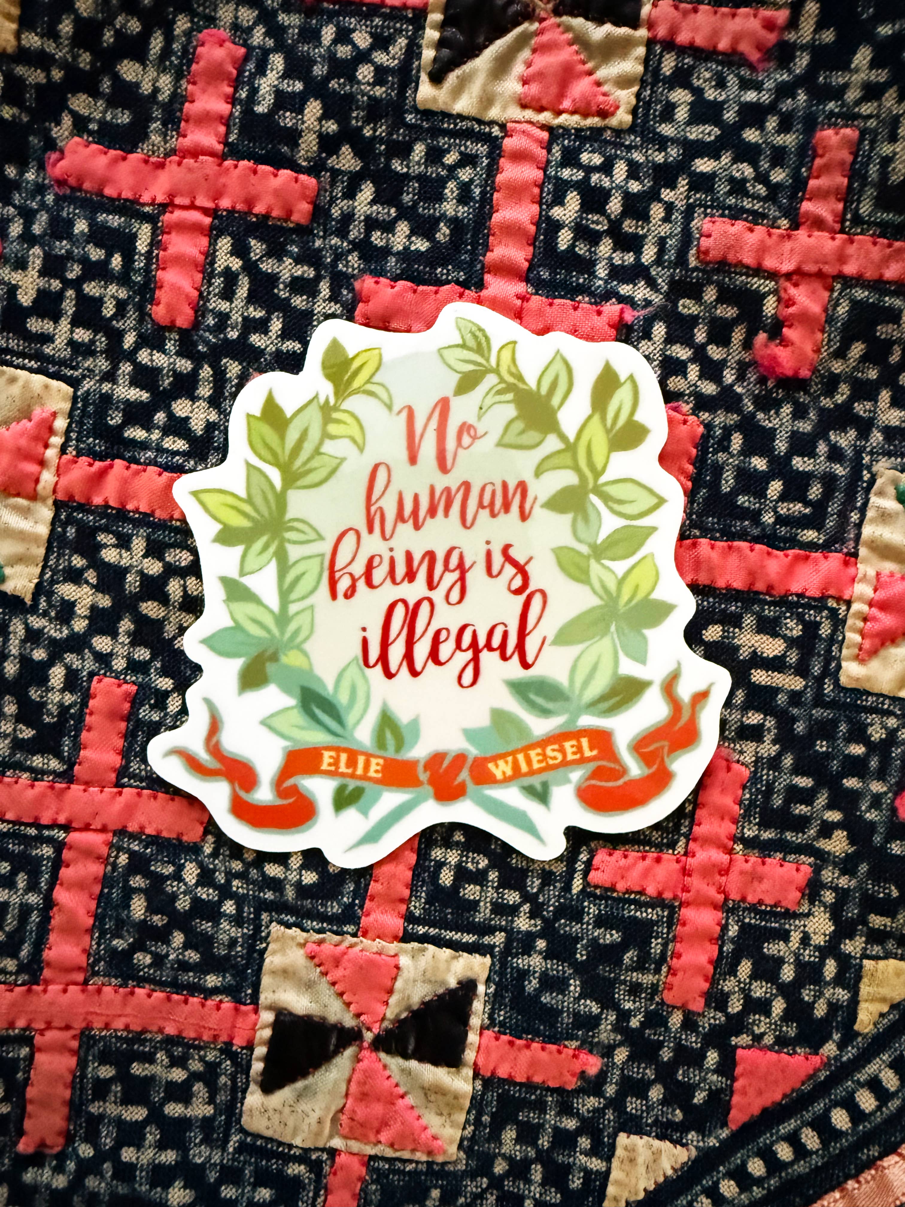 Fabulously Feminist - Wholesale Sticker - No Human Being Is Illegal: Feminist Sticker4