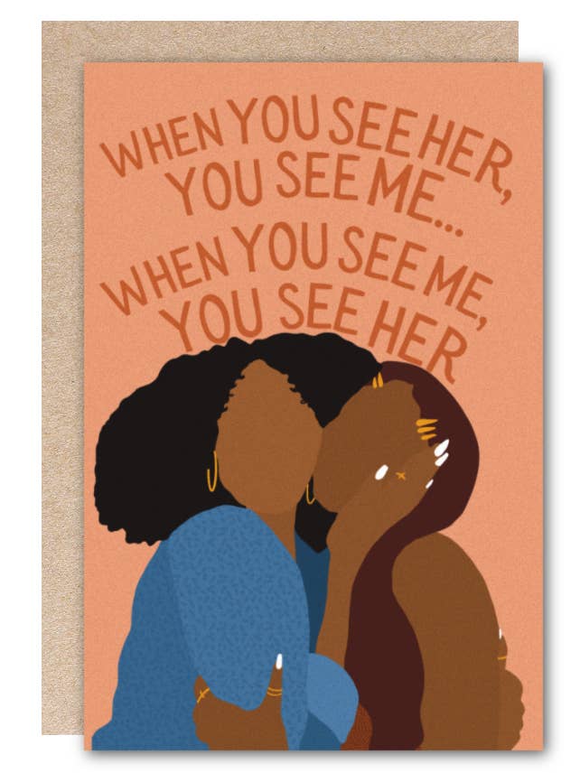 Thinking of You Card-Best Friend-Artist Designed for wholesale by Kindred Paper Co.